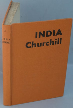 Item #10285 INDIA, Speeches and an Introduction. Winston S. Churchill
