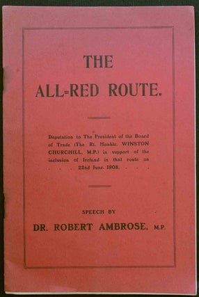 Item #10879 The All-Red Route. Robert Ambrose