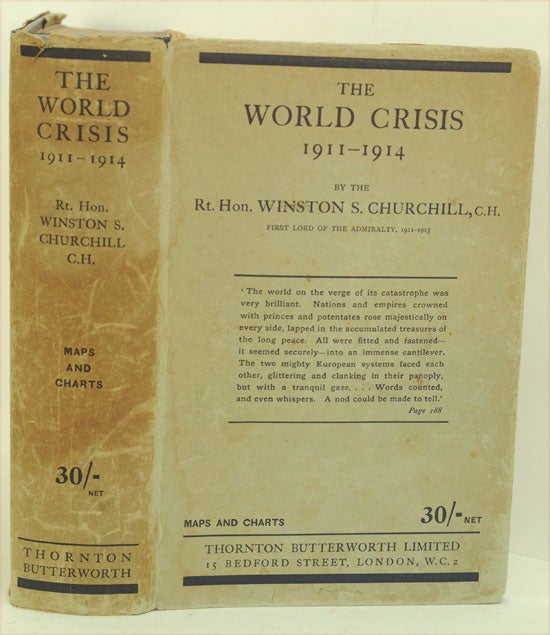 Item #14767 The World Crisis 1911-1914. Winston S. Churchill.