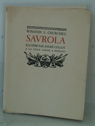 Item #14833 Savrola. Winston S. Churchill