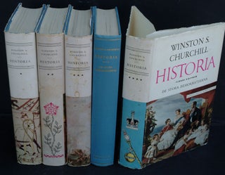 Item #14990 Historia ( Swedish translation of A History of the English-speaking Peoples.in 4...