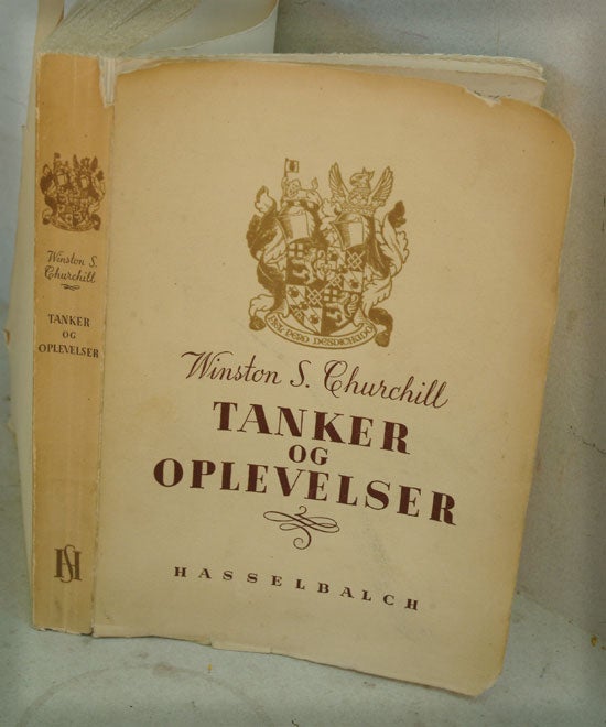 Item #15098 Tanker og Oplevelser ( Danish translation of Thoughts and Adventures. Churchill Winston S.