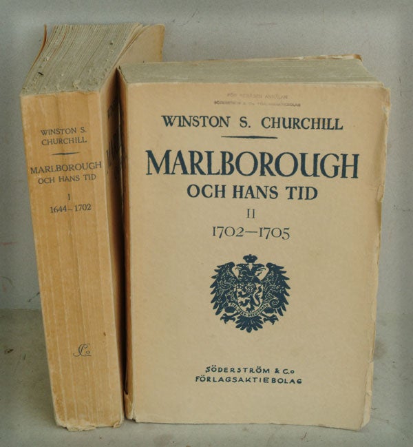 Item #15226 Marlborough: Och Hans Tid (Finnish Swedish ediion). Winston S. Churchill.