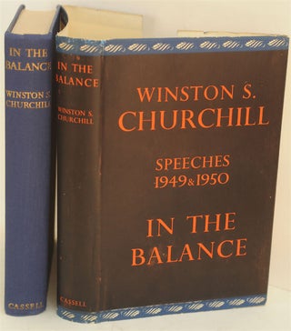 Item #15592 In The Balance. Winston S. Churchill