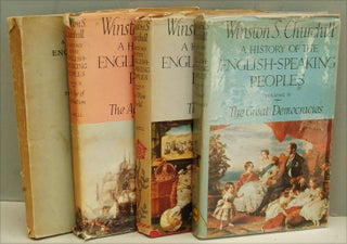 Item #15876 A History of the English-Speaking Peoples, 4 vols. PROOF COPIES. Winston S. Churchill