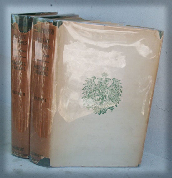 Item #17953 Marlborough: His Life and Times, vols I-II in green/white DJ's. Winston S. Churchill.