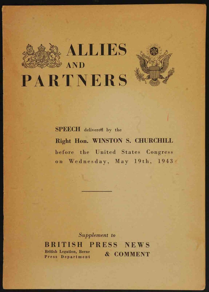 Item #18308 Allies and Partners. Winston S. Churchill.