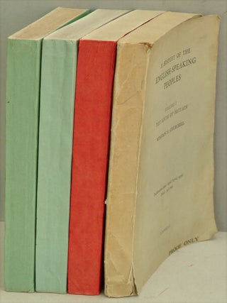 A History of the English-Speaking Peoples, 4 vols. PROOF COPIES