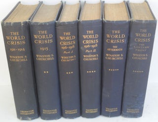 Item #20395 The World Crisis, full set of six (SIGNED). Winston S. Churchill