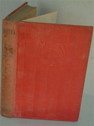 Item #21381 Savrola (A Tale of the Revolution in Laurania). Winson S. Churchill