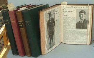 Item #21705 NASH's magazine, 5 bound vols 1924-1928. Winston S. Churchill