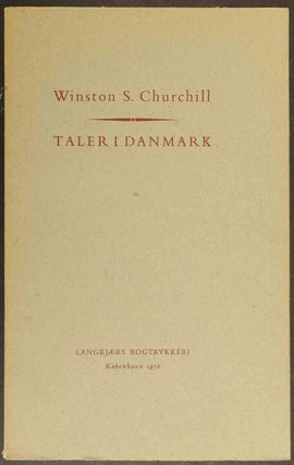 Item #2329 Taler i Danmark. Winston S. Churchill