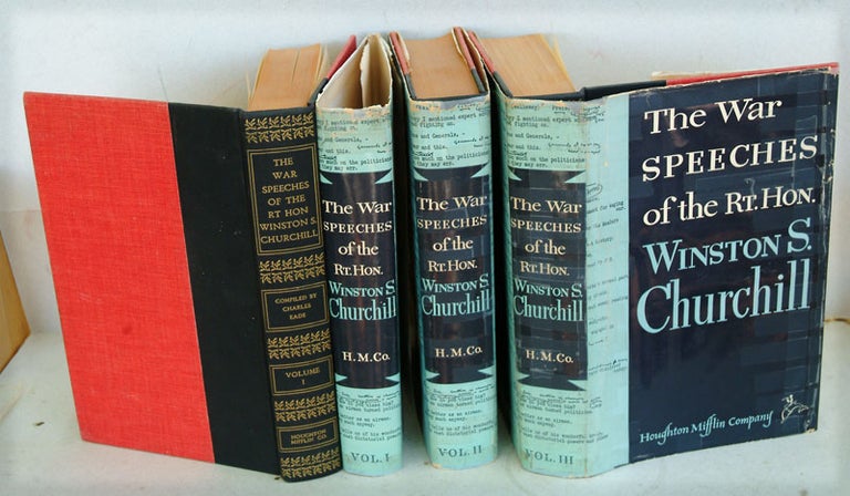 Item #23587 The War Speeches of the Rt. Hon. Winston S. Churchill, 3 volumes. Winston S. Churchill.