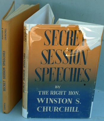 Item #23605 Secret Session Speeches. Winston S. Churchill.
