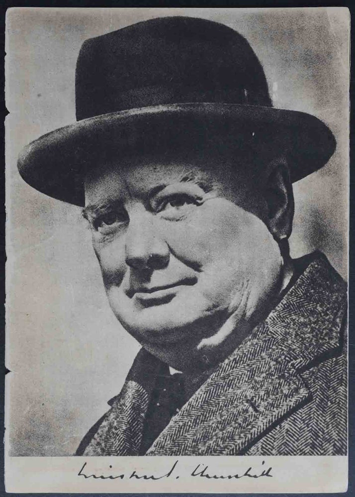 Item #23700 El primer ministro británico Winston Churchill ha pronunciado el día 19 de mayo de 1943, Winston S. Churchill.