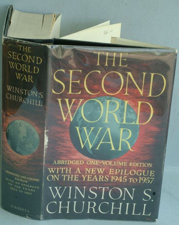 Item #24859 The Second World War, Abridged one-volume edition. Winston S. Churchill.
