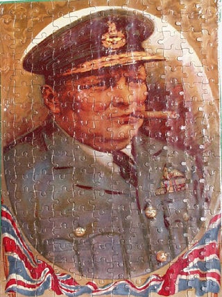 Item #25523 Wartime jigsaw puzzle of Churchill. Winston S. Churchill
