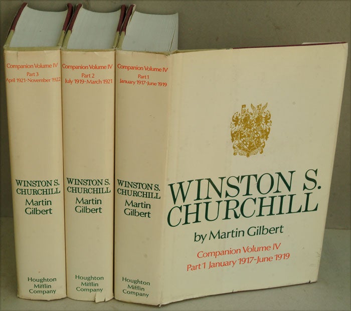 Item #25602 Winston S. Churchill Companion Volume IV (in 3 parts). Martin Gilbert.