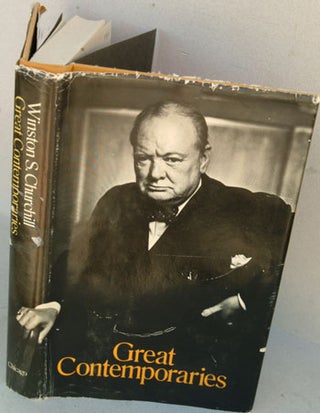 Item #26230 Great Contemporaries. Winston S. Churchill