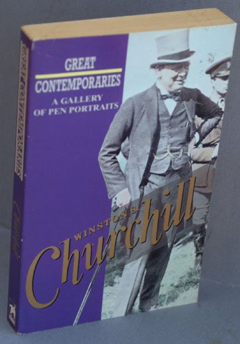 Item #28267 Great Contemporaries. Winston S. Churchill.