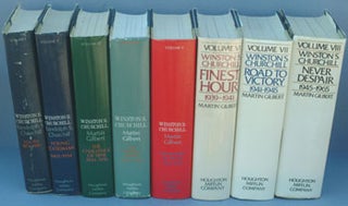 Item #28399 Winston S. Churchill, The Official Biography 8 vols complete. R. S. Churchill, Martin...