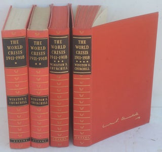 Item #28533 The World Crisis 1911-1918 in 4 volumes. Winston S. Churchill
