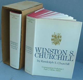 Item #30338 Winston S. Churchill, Companion Volume I, parts1,2. Randolph S. Churchill