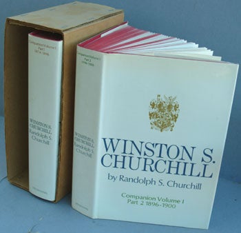 Item #30338 Winston S. Churchill, Companion Volume I, parts1,2. Randolph S. Churchill.
