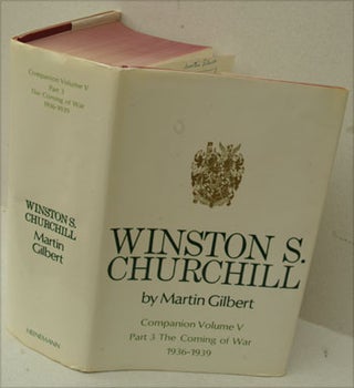Item #31361 Winston S. Churchill, Companion volume V part 3 The Coming of War 1936-1939....