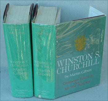 Item #31441 WINSTON S. CHURCHILL Companion Volume III part 1 and 2. Martin Gilbert.