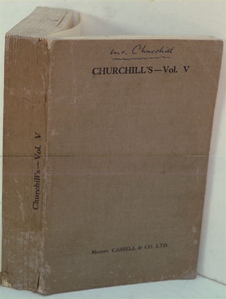 Item #32089 The Second World war Vol. VI PROOF COPY. Winston S. Churchill