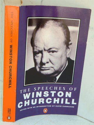 Item #32223 The Speeches of Winston Churchill’. Winston S. Churchill, David Cannadine