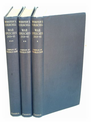 The War Speeches of the Rt. Hon. Winston S. Churchill, 3 volumes