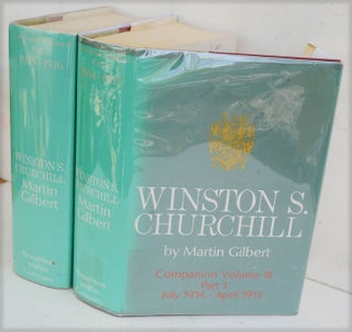 Item #32503 WINSTON S. CHURCHILL Companion Volume III part 1 and 2. Martin Gilbert