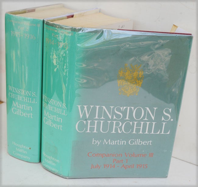 Item #32503 WINSTON S. CHURCHILL Companion Volume III part 1 and 2. Martin Gilbert.
