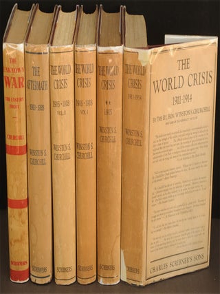 Item #32743 The World Crisis, full set of six. Winston S. Churchill