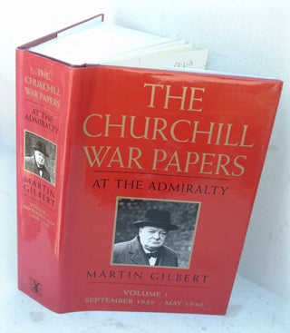 Item #32768 The Churchill War Papers vol. I At The Admiralty Sept. 1939-May 1940 ( Companion vol...
