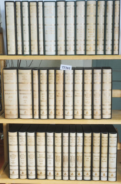 Item #33303 THE COLLECTED WORKS OF SIR WINSTON CHURCHILL and THE COLLECTED ESSAYS (38 vols). Winston S. Churchill.