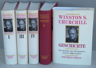Item #3334 Geschichte ( German translation of A History of the English-speaking Peoples). Winston...
