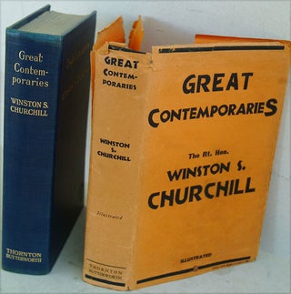 Item #33596 Great Contemporaries. Winston S. Churchill