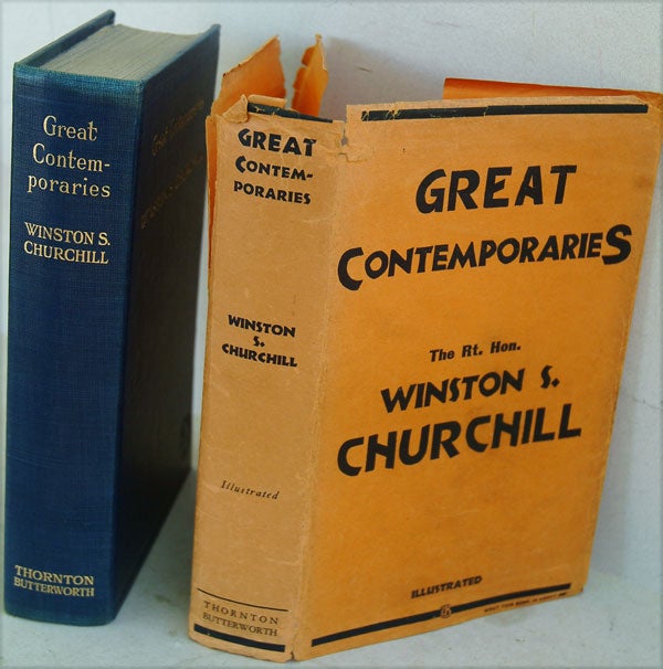 Item #33596 Great Contemporaries. Winston S. Churchill.