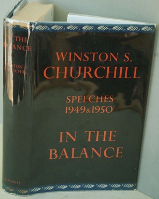 Item #34254 In The Balance. Winston S. Churchill