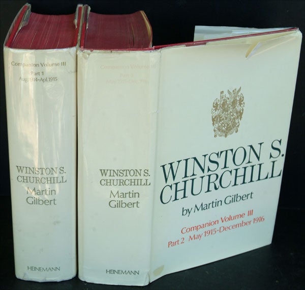 Item #34648 WINSTON S. CHURCHILL Companion Volume III part 1 and 2. Martin Gilbert.