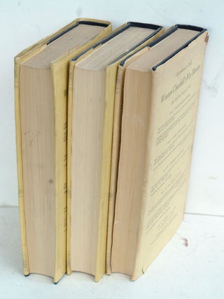 The War Speeches of the Rt. Hon. Winston S. Churchill, 3 volumes