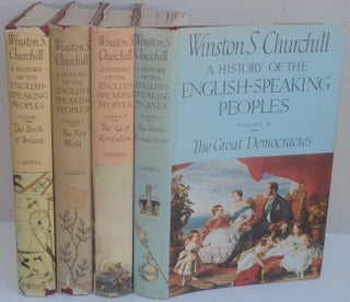 Item #34725 A History of the English-Speaking Peoples, 4 vols. Winston S. Churchill