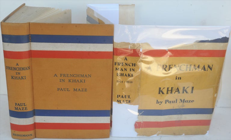 Item #34728 A Frenchman in Khaki. Paul Maze, Winston S. Churchill.