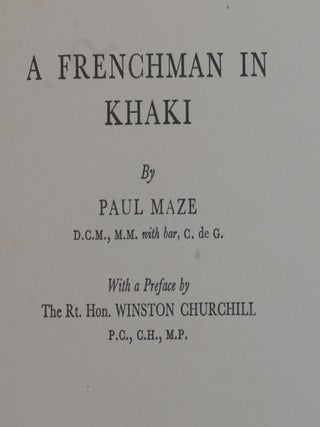 A Frenchman in Khaki
