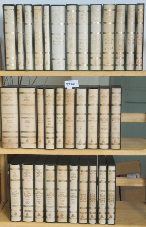 Item #34772 THE COLLECTED WORKS OF SIR WINSTON CHURCHILL (34 vols.). Winston S. Churchill.