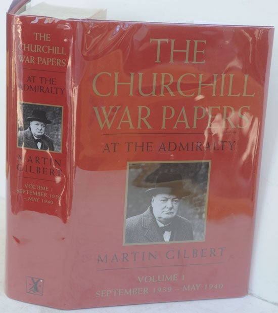 Item #35006 The Churchill War Papers vol. I At The Admiralty Sept. 1939-May 1940 ( Companion vol VI part 1). Martin Gilbert.