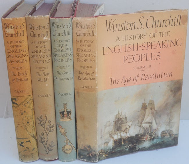Item #35066 A History of the English-Speaking Peoples, 4 vols. Winston S. Churchill.